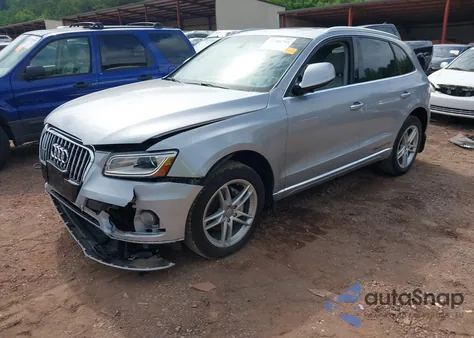 2016 Audi Q5 2.0T Premium from USA, damaged, VIN WA1L2AFP0GA087298